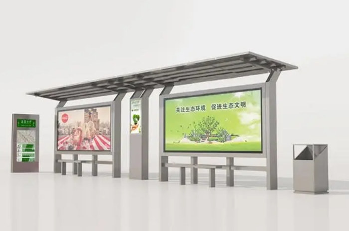 不锈钢候车亭-03