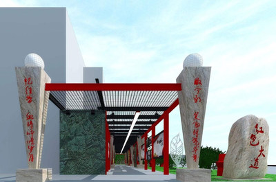 景观廊架景观亭-15